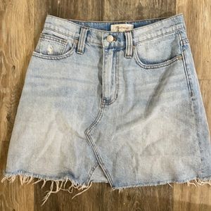 Madewell denim skirt
